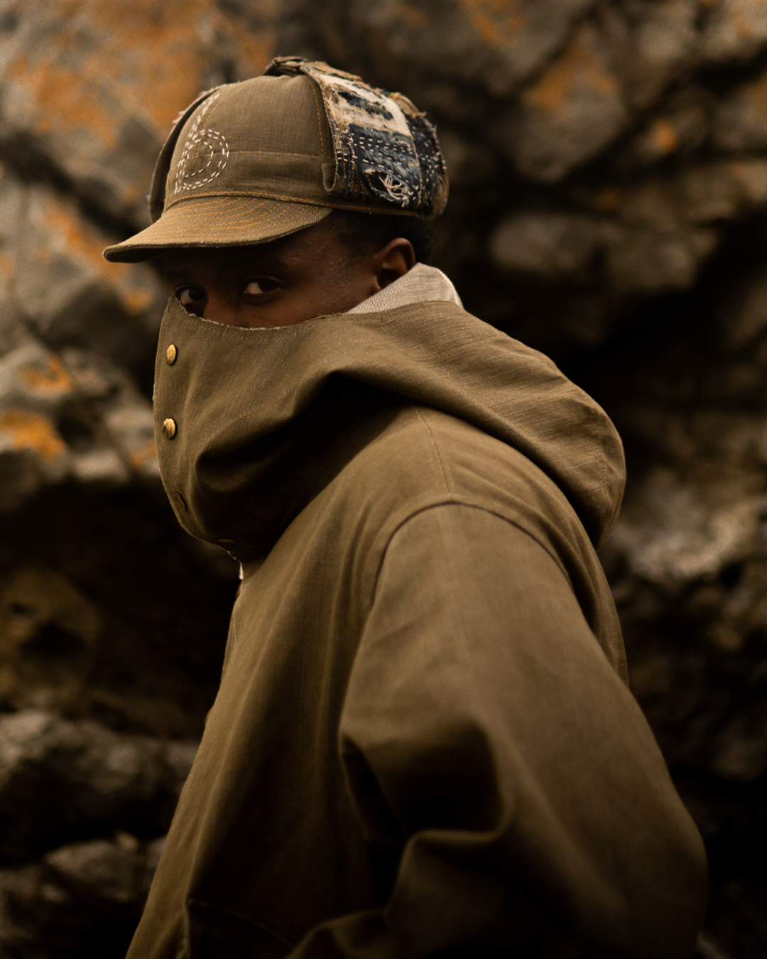 Tommy cap 'BORO' Olive