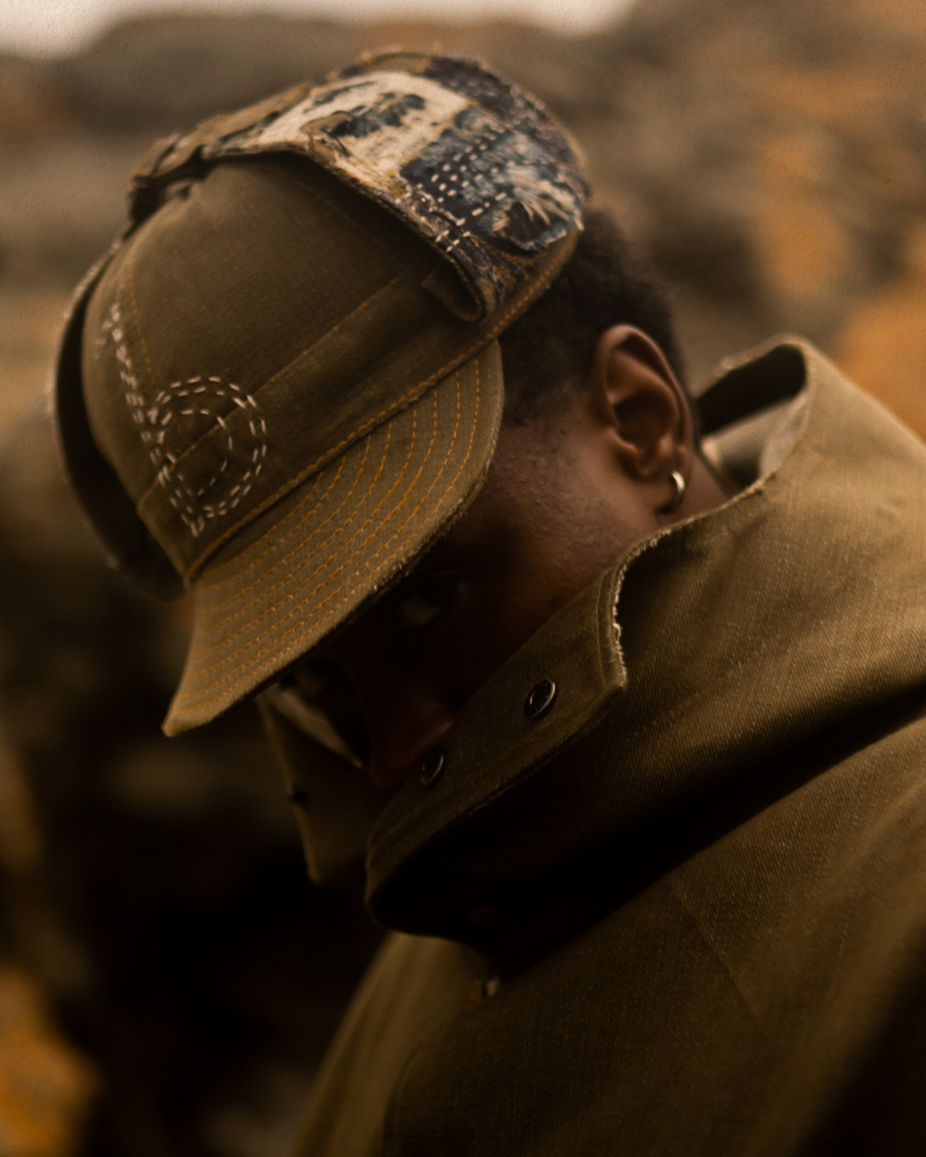 Tommy cap 'BORO' Olive